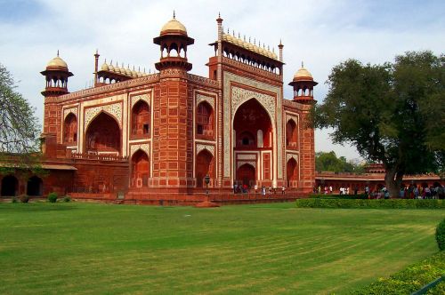 Taj Mahal Įėjimo Vartus, Viduramžių Architektūra, Mughals India