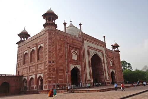 Taj Mahal Mečetė, Raudonasis Smiltainis, Taj Kompleksas, Agra, Unesco Svetainė, Indija