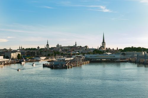 Tallinn, Estonia, Panorama, Jūra, Dangus, Kraštovaizdis, Vaizdas, Vista