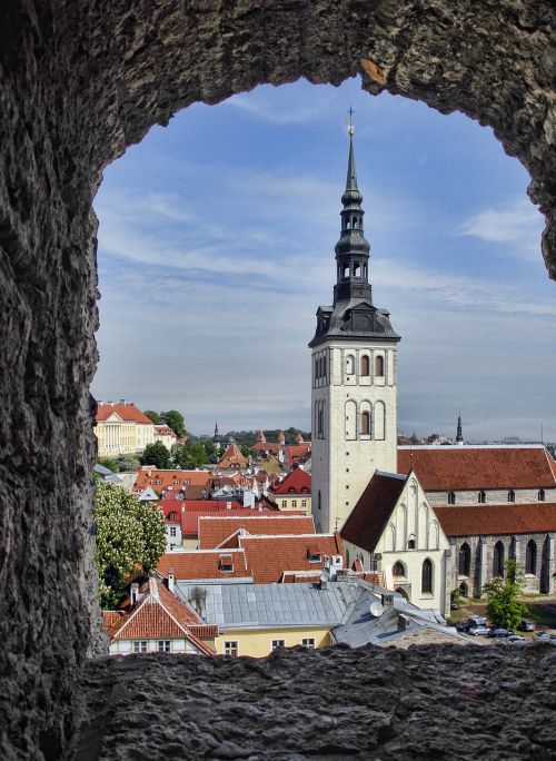 Tallinn, Estonia, Kelionė, Baltiškas, Miestas, Architektūra, Miestas, Turizmas, Bažnyčia
