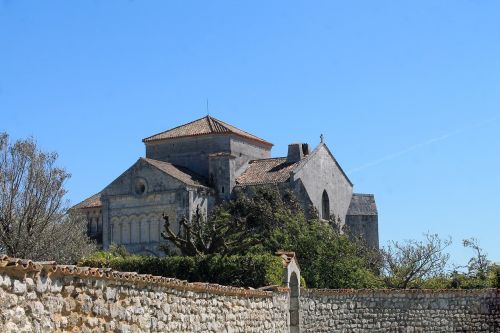 Talmont Gironde, Bažnyčia, France, Akmens Bažnyčia, Pierre, Akmeninė Siena, Sainte Radegonde