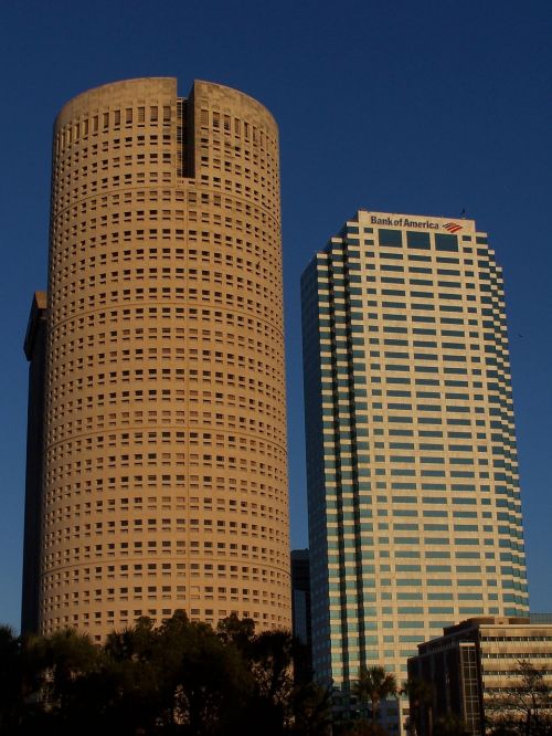 Tampa, Florida, Panorama, Dangoraižiai, Miestas, Miesto Panorama, Centro, Pastatai, Orientyras, Tampa Įlanka