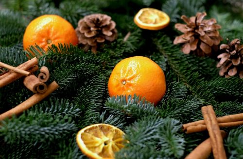 Mandarinai, Vaisiai, Frisch, Kalėdos, Apdaila