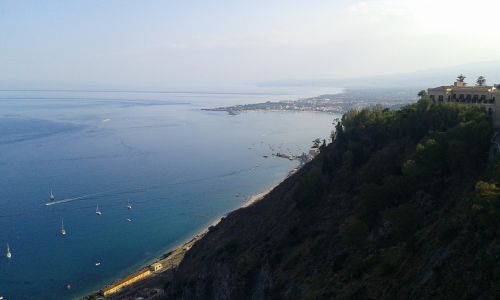 Taormina, Jūra, Kraštovaizdis