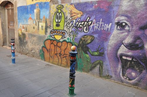 Tarragona, Gatvė, Grafiti