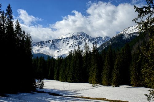 Tatry, Kościeliska Slėnis, Žiema, Pavasaris, Turizmas, Vakarų Tatras, Kraštovaizdis, Gamta, Akmenys, Vaizdas, Kalnai