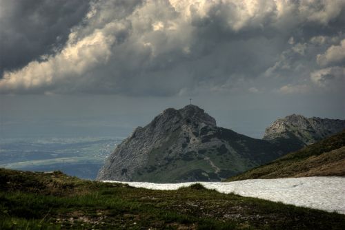 Tatry, Lenkija, Czerwone Wierchy, Kalnai, Vistas, Kraštovaizdis, Viršūnės, Dangus, Debesys, Gamta, Takas