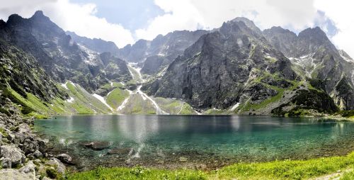 Tatry, Juodas Tvenkinys Po Įbrėžimais, Lenkija, Nacionalinis Parkas, Kalnai, Kraštovaizdis