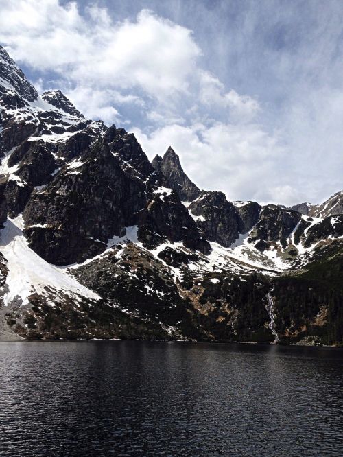 Tatry, Kalnai, Aukštas Tatras, Kraštovaizdis, Morskie Oko, Nacionalinis Parkas, Gamta, Lenkija, Pėsčiųjų Takai, Vienuolis, Lenkų Tatros