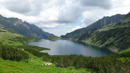 Tatry, Kalnai, Aukštas Tatras, Slėnis Iš Penkių Tvenkinių, Kraštovaizdis, Gamta, Lenkija, Turizmas
