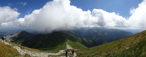 Tatry, Kalnai, Kraštovaizdis, Lenkija, Gamta, Nacionalinis Parkas, Panorama, Pėsčiųjų Takai