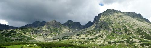 Tatry, Kalnai, Kraštovaizdis, Aukštas Tatras, Takas, Lenkija, Viršuje, Turizmas, Gamta
