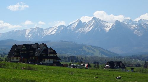 Tatry, Kalnai, Aukštas Tatras, Turizmas, Gamta, Vaizdas Iš Viršaus, Lenkija, Kalnų Grožis, Kraštovaizdis