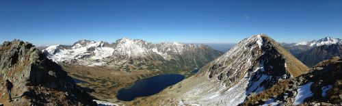 Tatry, Kalnai, Aukštas Tatras, Kraštovaizdis, Gamta, Lenkija, Kalnų Grožis, Snieguotas Kalnus, Panorama, Turizmas, Nacionalinis Parkas