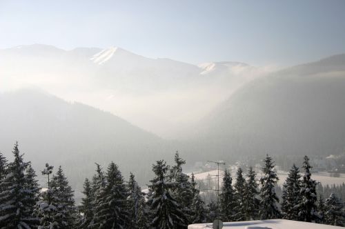 Tatry, Žiema, Palaidotas, Lenkija, Kalnai, Vaizdas, Vaizdas Iš Viršaus, Kraštovaizdis, Sniegas, Aukštas Tatras