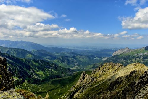 Tatry, Slovakija, Kraštovaizdis, Vaizdas Iš Viršaus, Kalnai, Vaizdas, Gamta, Kalnas, Dangus, Ėrienos Viršūnių Susitikimas