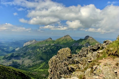 Tatry, Slovakija, Kraštovaizdis, Vaizdas Iš Viršaus, Kalnai, Vaizdas, Gamta, Kalnas, Dangus, Ėrienos Viršūnių Susitikimas
