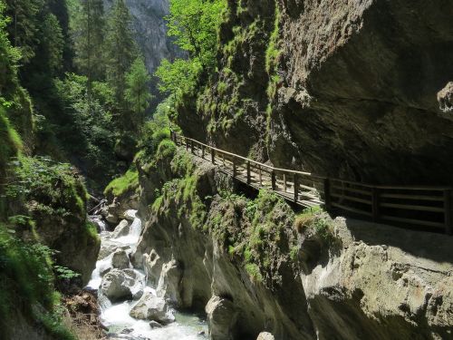 Taxenbach, Klamm, Gamta, Žygiai, Vaikščiojimo Takas, Akmenys, Kitzlochklamm, Austria, Vanduo