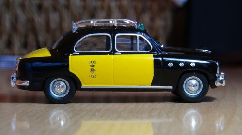 Taksi, Miniatiūrinė, Sėdynė 1400, Barcelona, 60-Tieji Metai