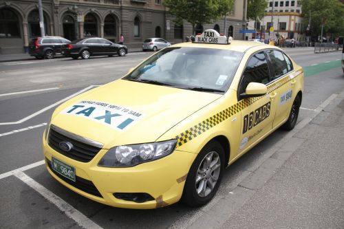 Taksi, Automobilis, Geltona
