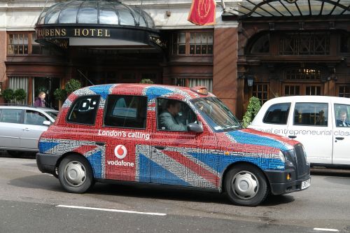 Taksi, Automobilis, Londonas, Taksi