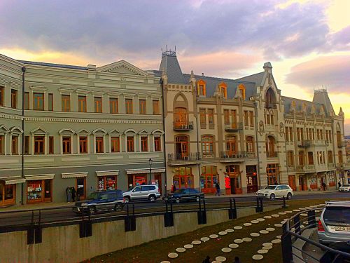 Tbilisis, Gruzija, Lauke, Kelionė, Miestas, Pastatai, Architektūra