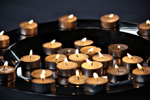Arbatos Žvakės, Nuotaika, Žvakių Šviesa, Žvakė, Apdaila, Deginančios Arbatos Žiburiai, Romantika