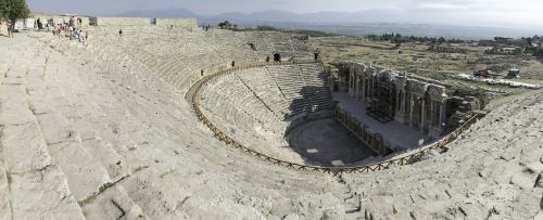 Teatro, Hierapolis, Turkija, Griuvėsiai, Amfiteatras