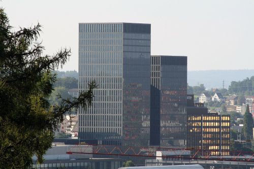 Techno Parkas, Dangoraižis, Zurich, Pastatas, Stiklo Fasadai, Architektūra