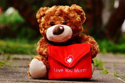 Teddy, Motinos Diena, Meilė, Mama, Atvirukas, Motina, Sveiki, Fonas, Širdis, Ačiū, Emocija, Apie Meilę Motinos Dienai, Sveikinimai, Ryšys, Pasveikinimas, Gegužė, Dėkingumas, Sėkmė, Minkštas Žaislas, Iškamša, Turėti