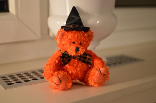 Teddy, Halloween, Saldus, Oranžinė, Jinxed, Meškiukas, Turėti