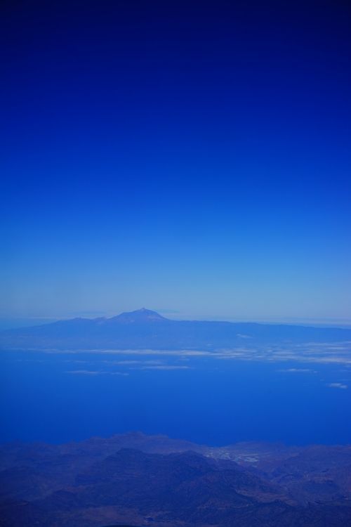 Teide, Kalnas, Tenerifė, Vulkanas, Pico Del Teide, El Teide, Kanarų Salos, Ispanija, Sala, Skristi, Oro Vaizdas