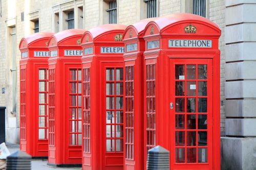 Telefono Kabinai, Telefonas, Londonas, Anglija, Žinomas, Miesto, Istorikas