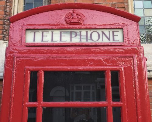 Telefono Dėžutė, Raudona, Telefonas, Britanija, Vintage, Gatvė
