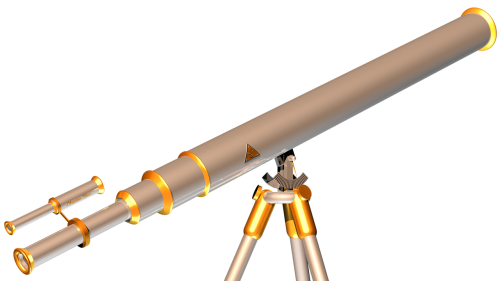 Teleskopas, Objektyvo Teleskopas, Refrakatorius, Astronomija, Žvaigždė, Erdvė