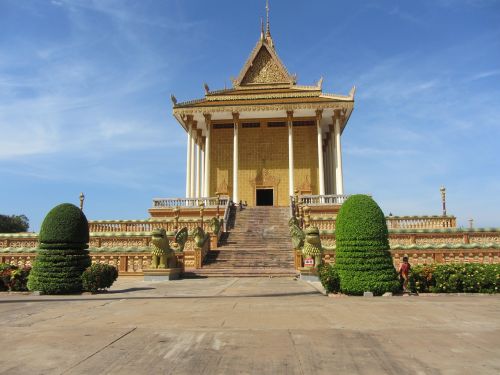 Šventykla, Budizmas, Kambodža, Asija, Wat, Pagoda, Budistinis