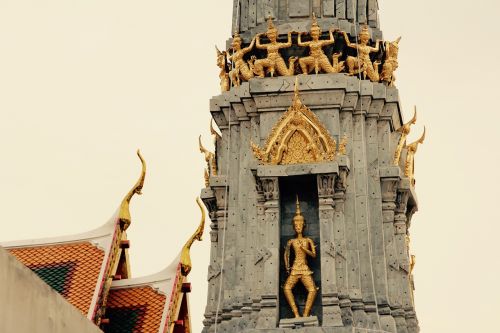 Šventykla, Stogas, Pagoda, Architektūra, Rūmai, Budizmas, Į Pietryčius, Tajų, Bangkokas, Tailandas, Asija, Pastatas, Karališkasis Rūmai, Stogo Ornamentas, Ornamentas, Apdaila, Spalvinga