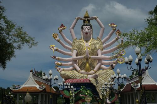 Šventykla, Tailandas, Koh Samui, Religija