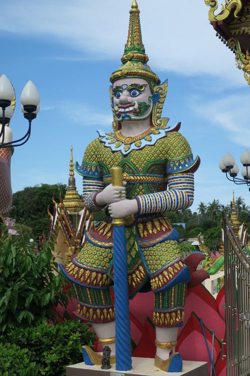 Šventykla, Tailandas, Koh Samui, Religija