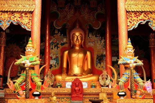 Šventykla, Religija, Religinis, Asija, Budistinis, Kultūra, Tailandas, Melstis, Wat, Senas, Budizmas, Tajų, Tradicinis, Chiangmai