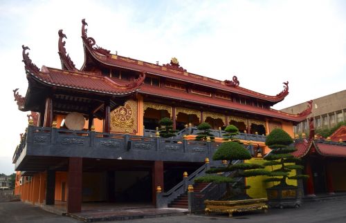 Šventykla,  Pagoda,  Architektūra,  Stogas,  Viet Nam Quoc Tu Pagoda,  Saigon,  Ho Chi Minh,  Be Honoraro Mokesčio