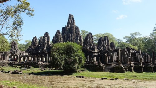 Šventykla,  Religija,  Senovė,  Kelionė,  Metai,  Angkor Thom,  Siemreabas