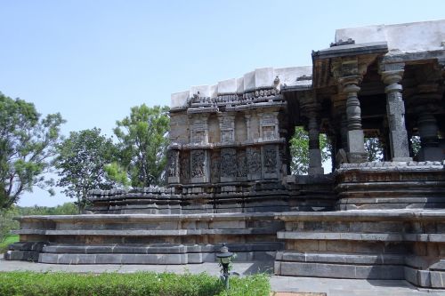Šventykla, Hindu, Halebidu, Hoysala Architektūra, Religija, Hoysaleswara Šventykla, Halebeedu, Hassan, Karnataka, Indija