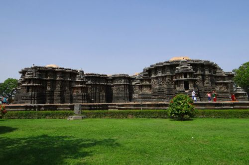 Šventykla, Hindu, Halebidu, Hoysala Architektūra, Religija, Hoysaleswara Šventykla, Kedareshwar, Halebeedu, Hassan, Karnataka, Indija