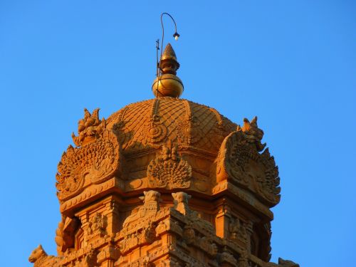 Šventykla, Kupolas, Brihadeshwara Templ, Tanjore, Indija