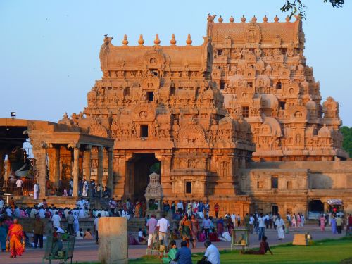 Šventykla, Brihadeshwara Templ, Tanjore, Indija