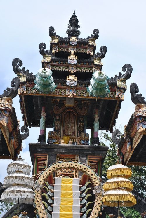Šventykla, Melantingas, Bali, Asija, Hindu