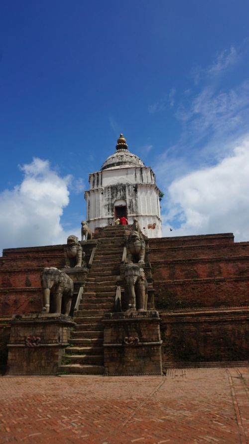 Šventykla, Nepalas, Bhaktapur, Pastatas, Laiptai