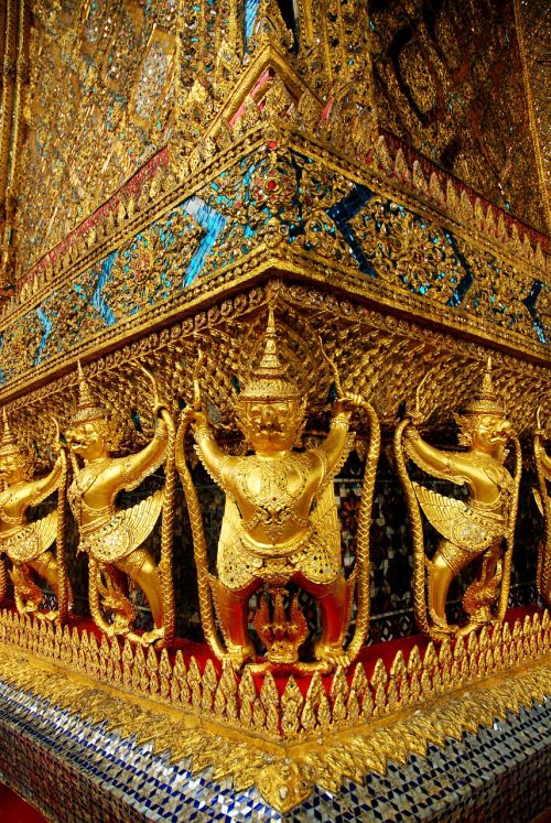 Smaragdinės Budos Šventykla,  Auksas,  Tai Menas,  Tailandas,  Budistinis,  Senovės,  Wat,  Bangkoka