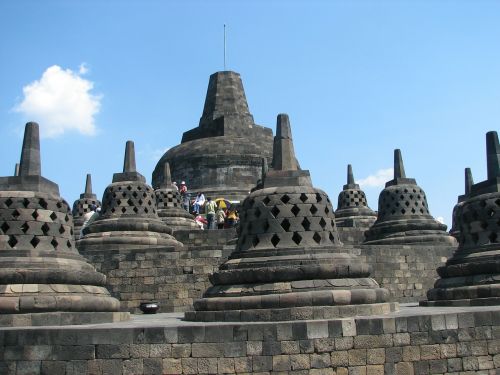 Šventyklos, Indonezija, Šventė, Borobuduras